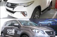 So sánh xe Toyota Fortuner 2018 và Peugeot 5008 2018
